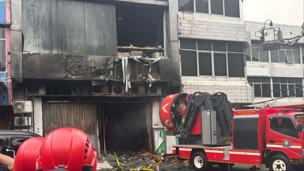 Kebakaran Gedung Terra Drone