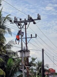 Korban Petugas PLN Tersengat Listrik